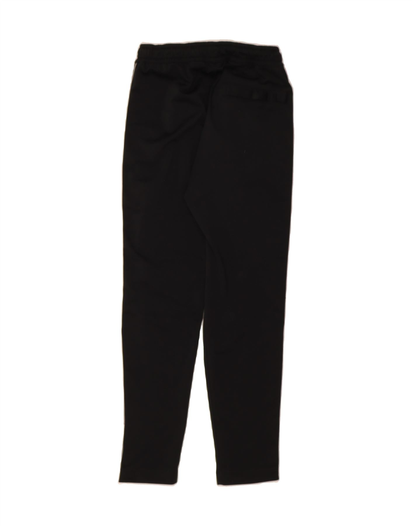 NIKE Mens Graphic Tracksuit Trousers Small  Black Polyester Vintage Nike and Second-Hand Nike from Messina Hembry