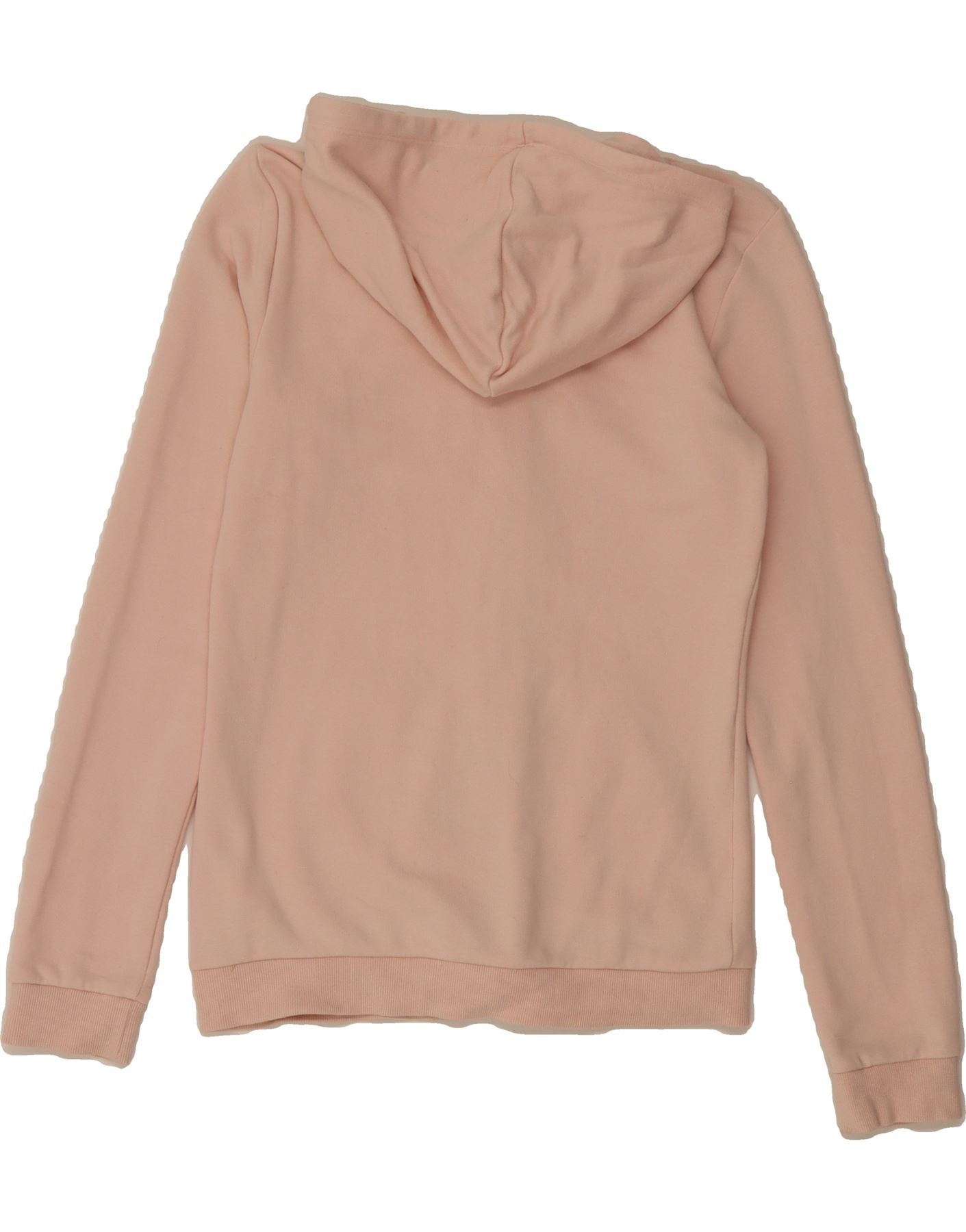 PUMA Girls Graphic Zip Hoodie Sweater 15-16 Years Pink Cotton Vintage Puma and Second-Hand Puma from Messina Hembry