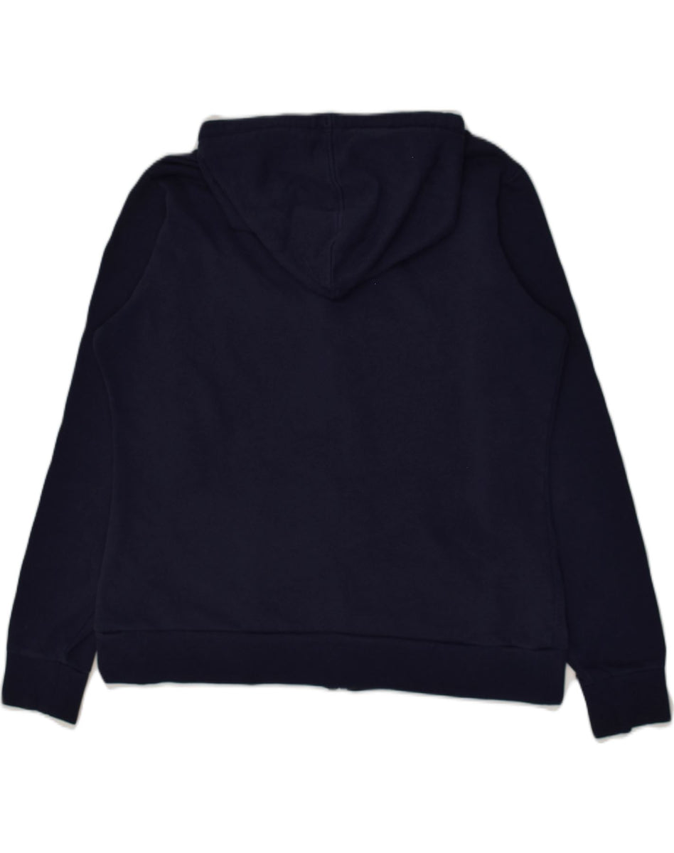 NIKE Womens Crop Sweatshirt Jumper UK 12 Medium Purple Cotton