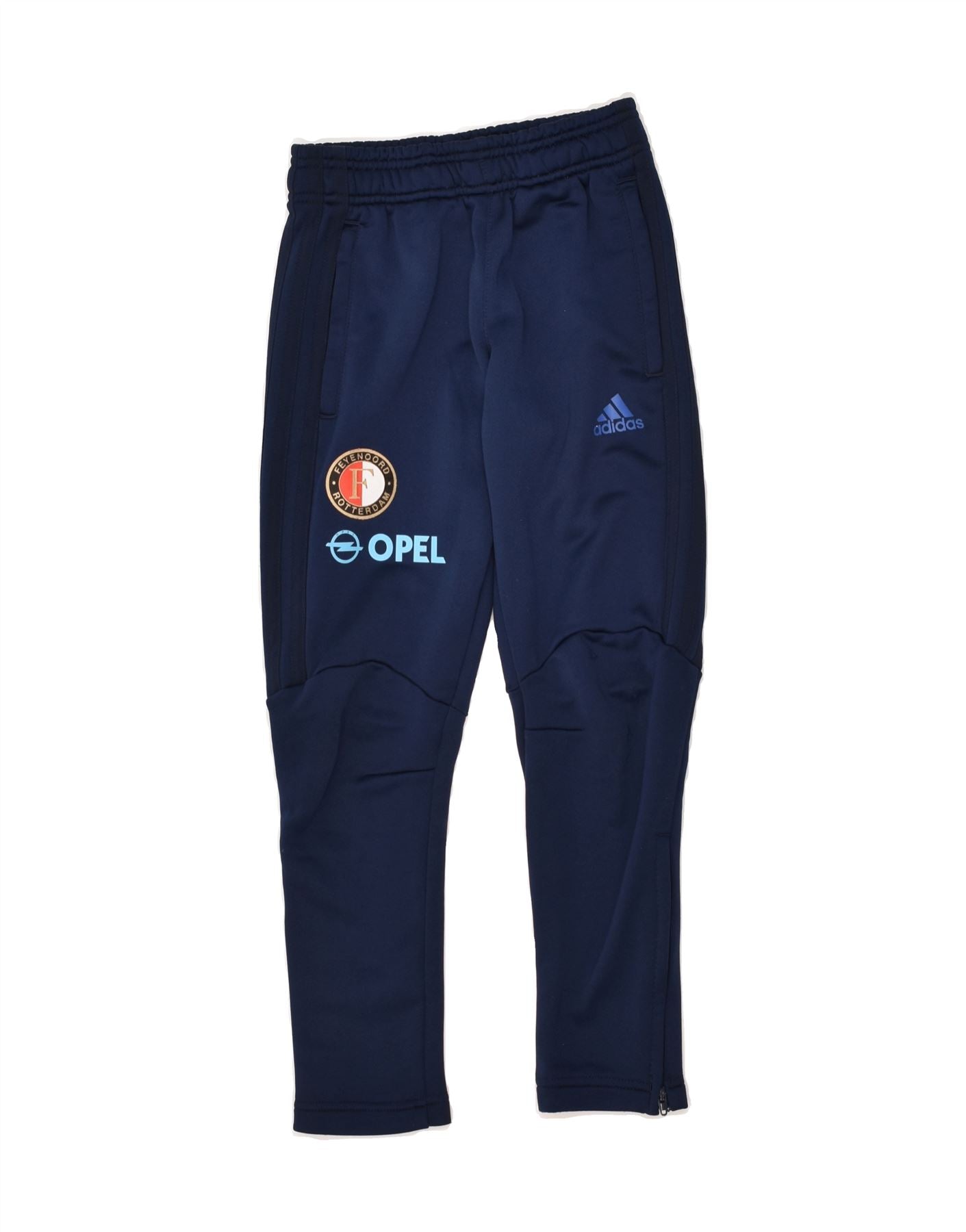 ADIDAS Boys Feyenoord Rotterdam Tracksuit Trousers 5-6 Years Navy Blue | Vintage Adidas | Thrift | Second-Hand Adidas | Used Clothing | Messina Hembry
