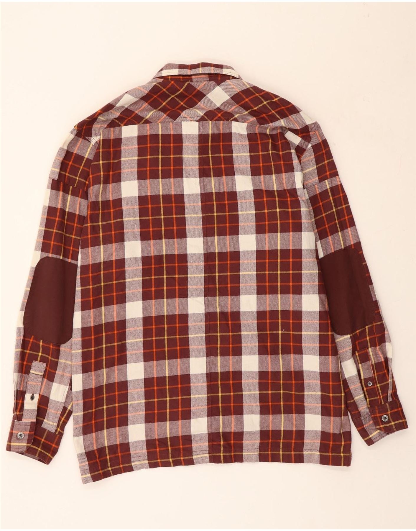 WRANGLER Mens Regular Fit Flannel Shirt XL Red Check Vintage Wrangler and Second-Hand Wrangler from Messina Hembry