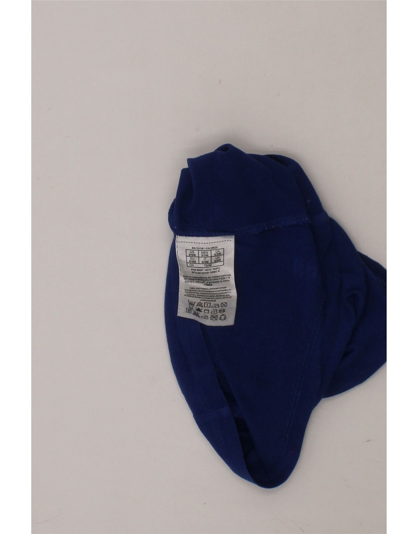 GUESS Baby Boys Graphic T-Shirt Top 6-9 Months Navy Blue Cotton Vintage Guess and Second-Hand Guess from Messina Hembry