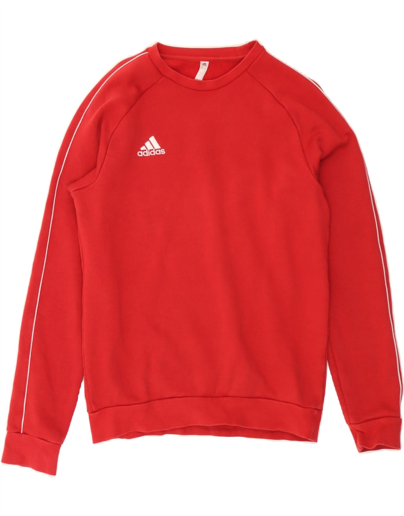 ADIDAS Mens Sweatshirt Jumper Medium Red Cotton Vintage Adidas and Second-Hand Adidas from Messina Hembry