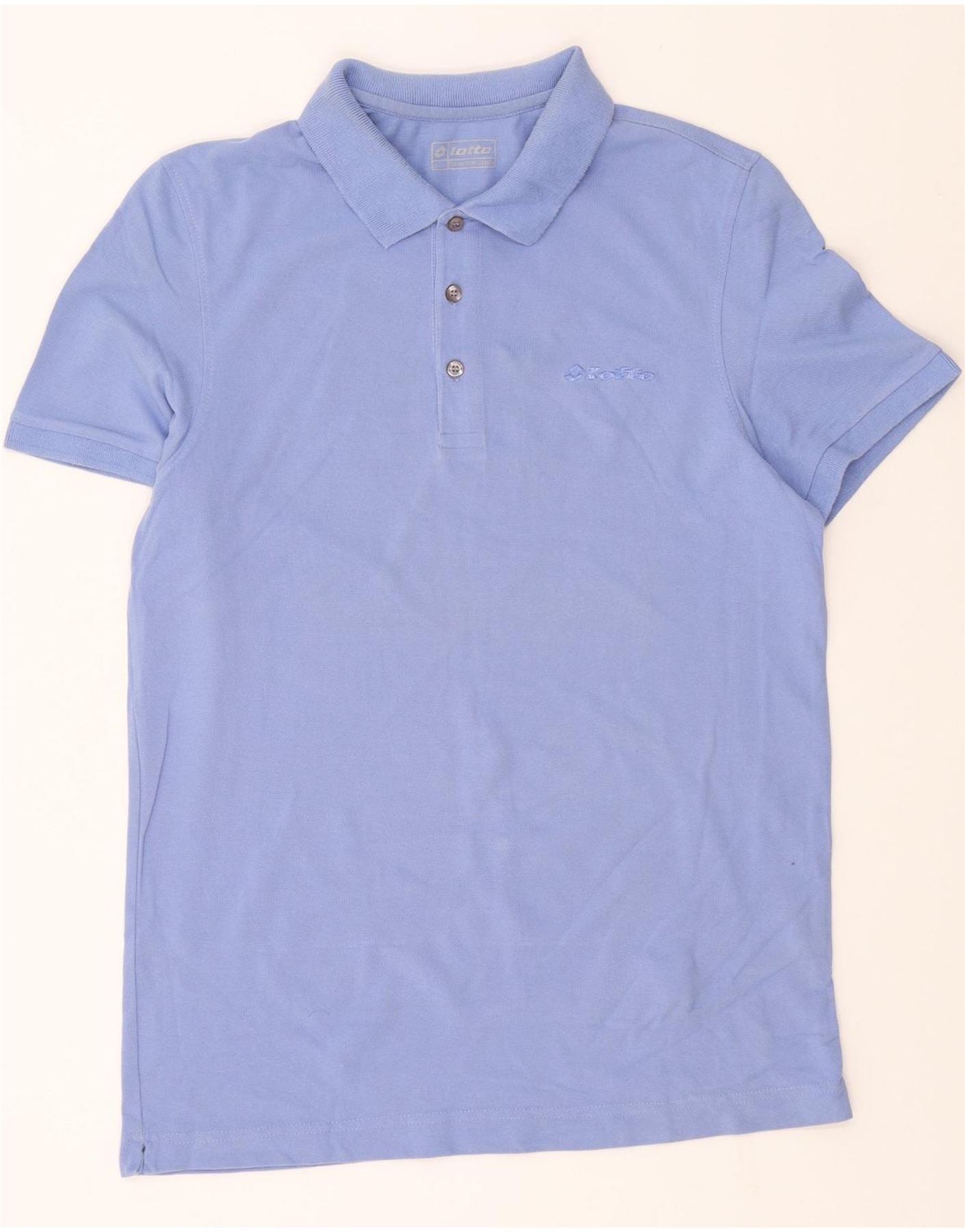 LOTTO Mens Polo Shirt Large Blue Vintage Lotto and Second-Hand Lotto from Messina Hembry