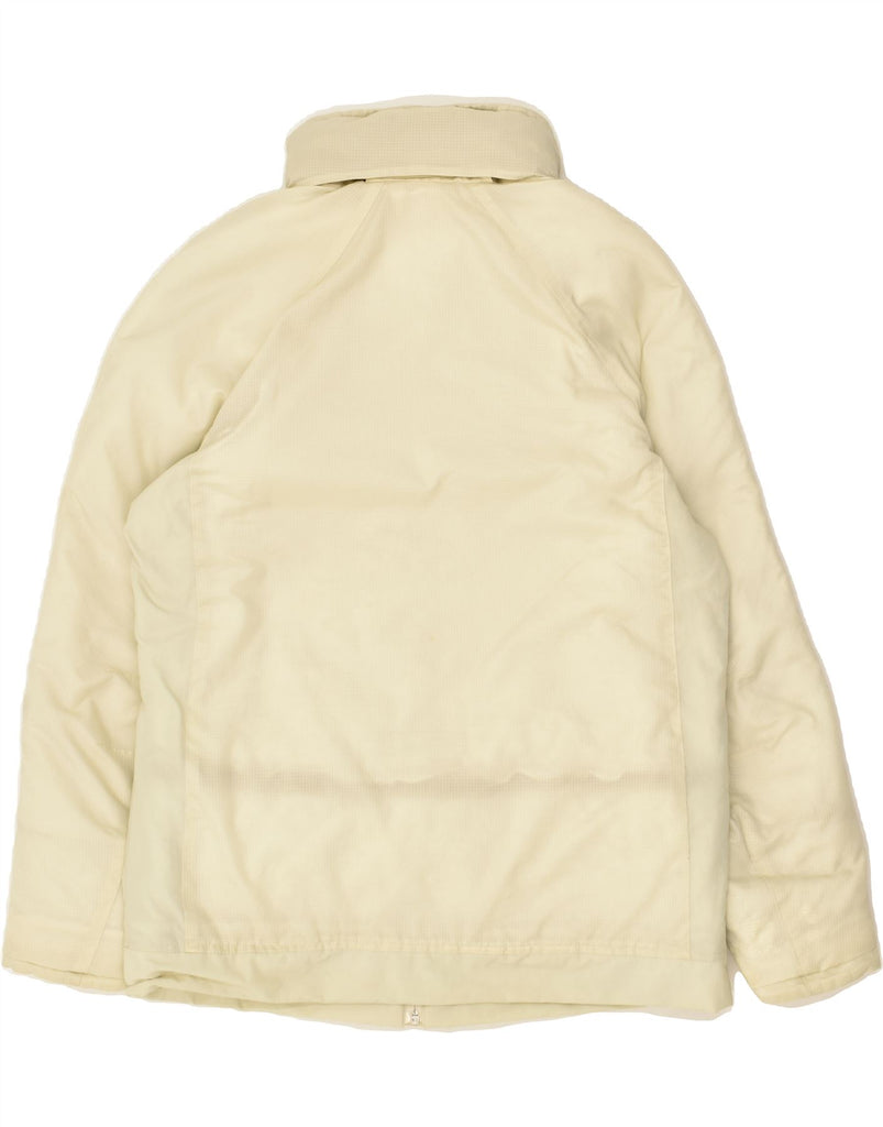 FILA Womens Windbreaker Jacket UK 16 Large Off White Nylon | Vintage Fila | Thrift | Second-Hand Fila | Used Clothing | Messina Hembry 