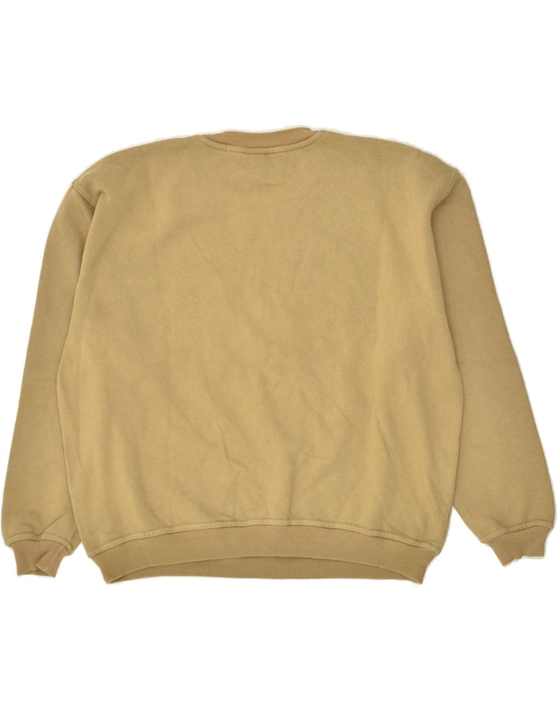 FILA Boys Oversized Graphic Sweatshirt Jumper 11-12 Years Large Beige | Vintage Fila | Thrift | Second-Hand Fila | Used Clothing | Messina Hembry 