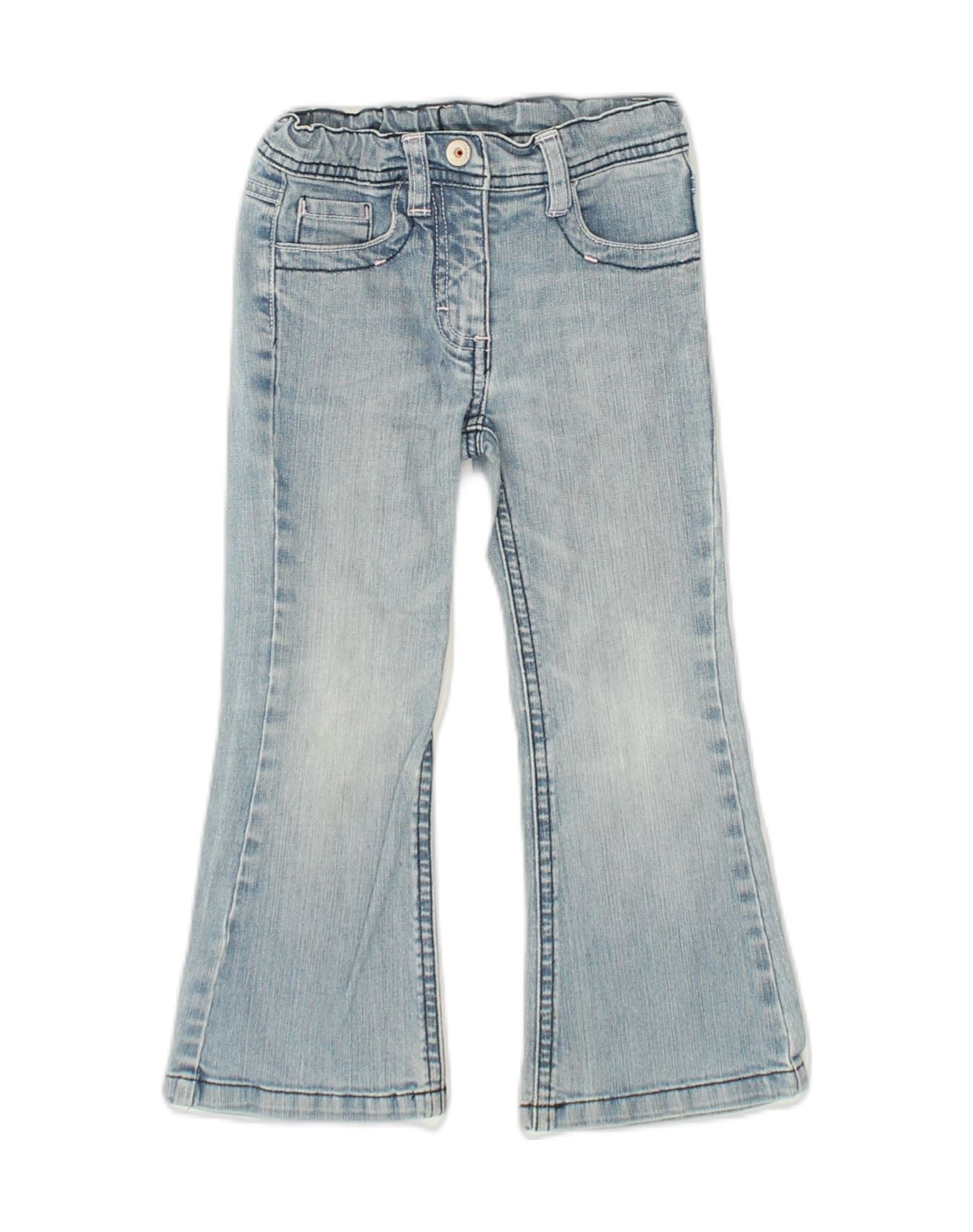 TOM TAILOR Girls Bootcut Jeans 3-4 Years W18 L16 Blue Cotton | Vintage Tom Tailor | Thrift | Second-Hand Tom Tailor | Used Clothing | Messina Hembry