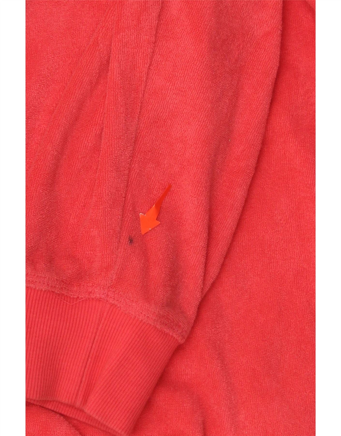 CHAMPION Womens Graphic Hoodie Jumper UK 14 Medium Pink Cotton Vintage Champion and Second-Hand Champion from Messina Hembry