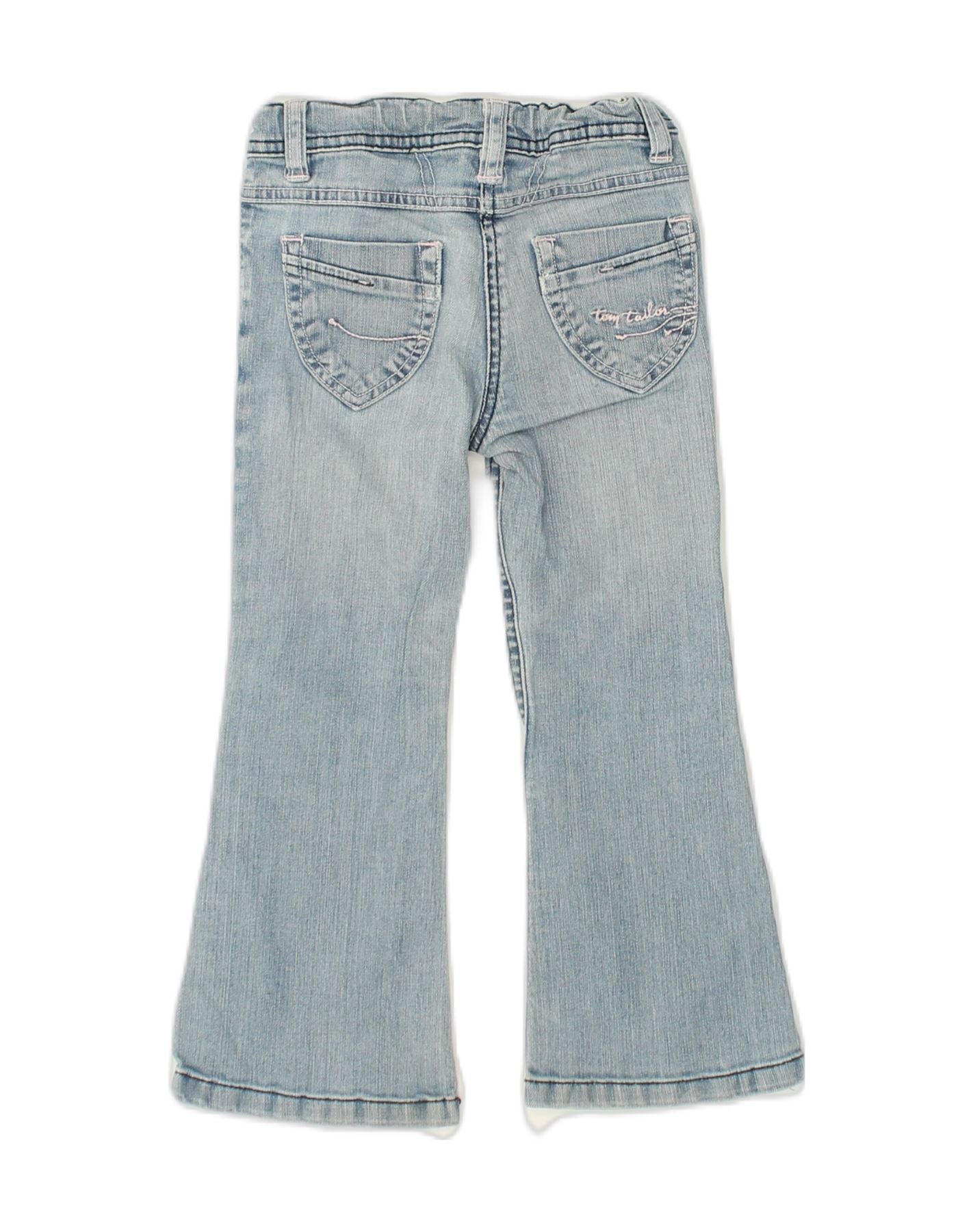 TOM TAILOR Girls Bootcut Jeans 3-4 Years W18 L16 Blue Cotton | Vintage Tom Tailor | Thrift | Second-Hand Tom Tailor | Used Clothing | Messina Hembry
