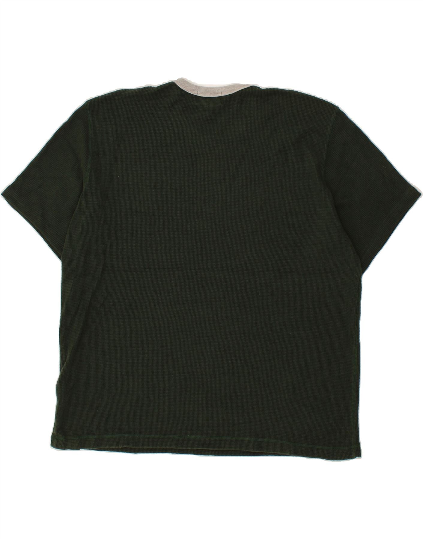 EDDIE BAUER Mens Graphic T-Shirt Top 2XL Green Cotton Vintage Eddie Bauer and Second-Hand Eddie Bauer from Messina Hembry