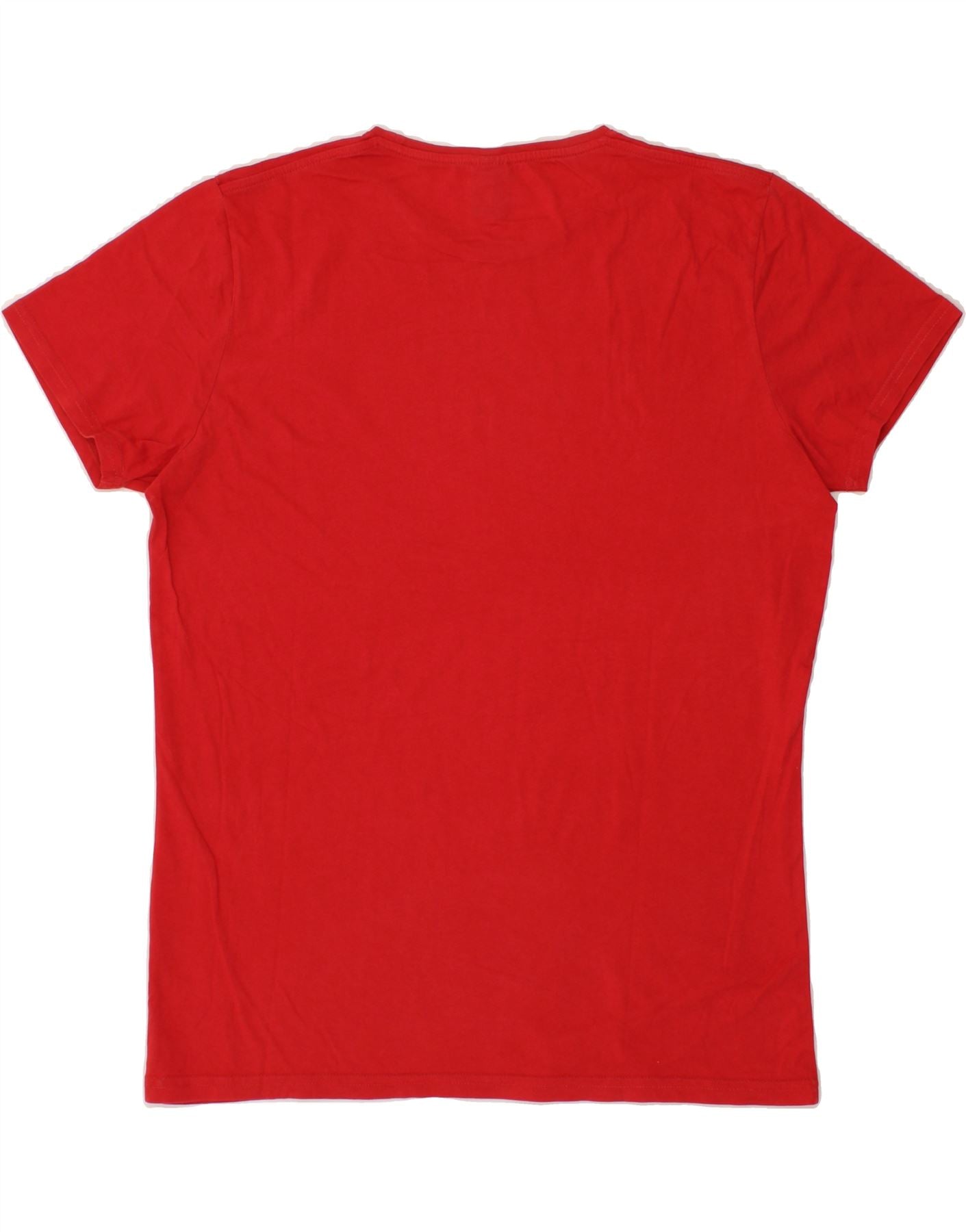 SCORPION BAY Mens Graphic T-Shirt Top Large Red Cotton Vintage Scorpion Bay and Second-Hand Scorpion Bay from Messina Hembry