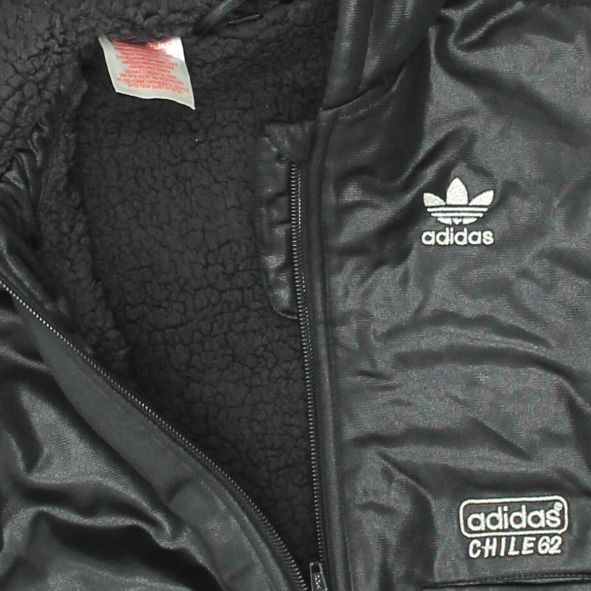 Adidas Originals Chile 62 Kids Jacket Vintage Football Sportswear Black Vintage Second Hand Clothing Online Messina Hembry