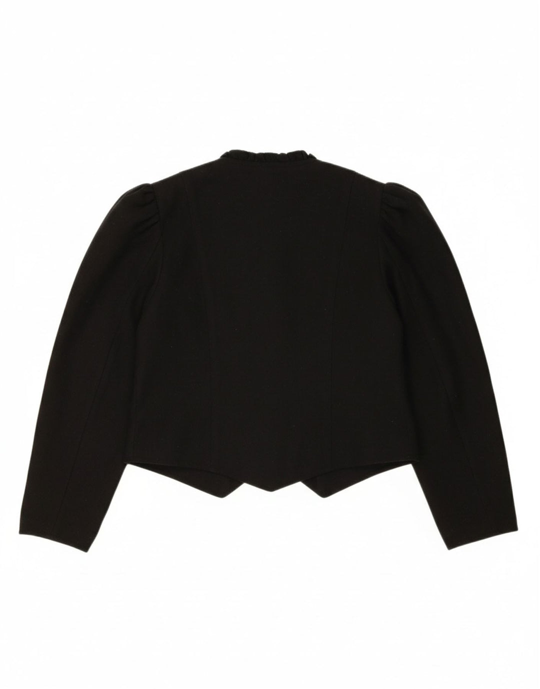 MEICO Womens Bolero Jacket UK 46 XL Black Wool Vintage Meico and Second-Hand Meico from Messina Hembry 