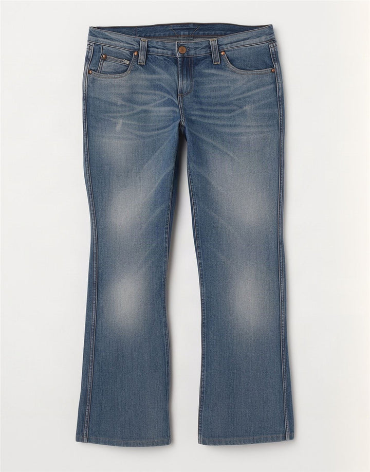 Meltin' Pot Womens Nicole Bootcut Jeans W30 L28 Blue