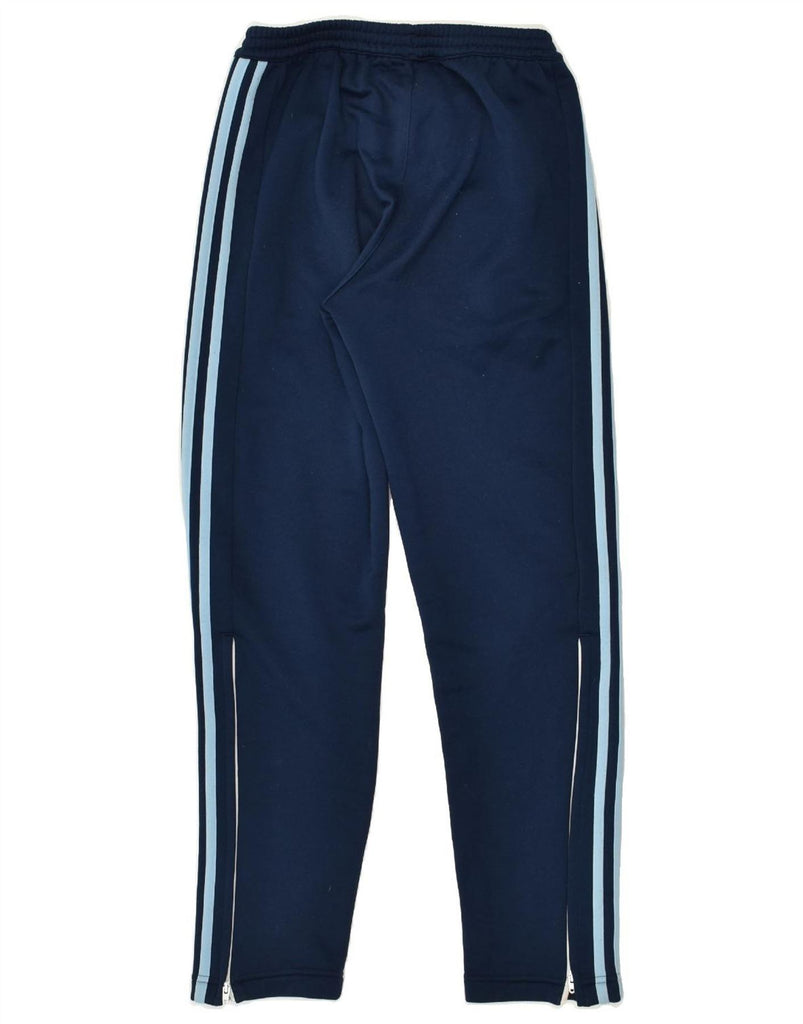 ADIDAS Boys Climalite Tracksuit Trousers 11-12 Years Medium Navy Blue | Vintage Adidas | Thrift | Second-Hand Adidas | Used Clothing | Messina Hembry 