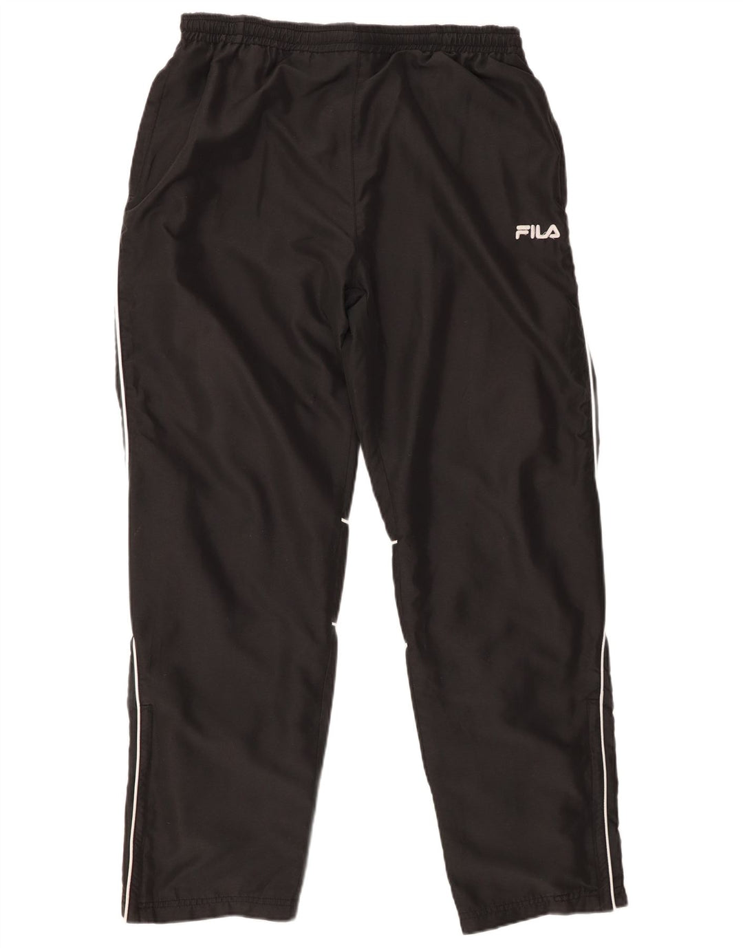 FILA Mens Graphic Tracksuit Trousers Medium Black