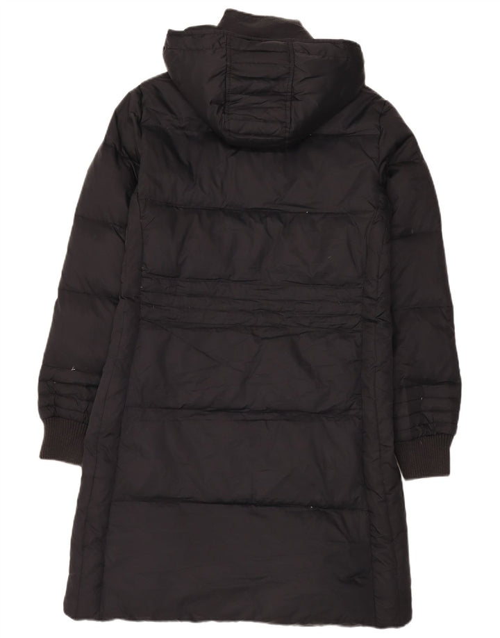 Playlife Womens Hooded Padded Coat UK 12 Medium Black Polyamide