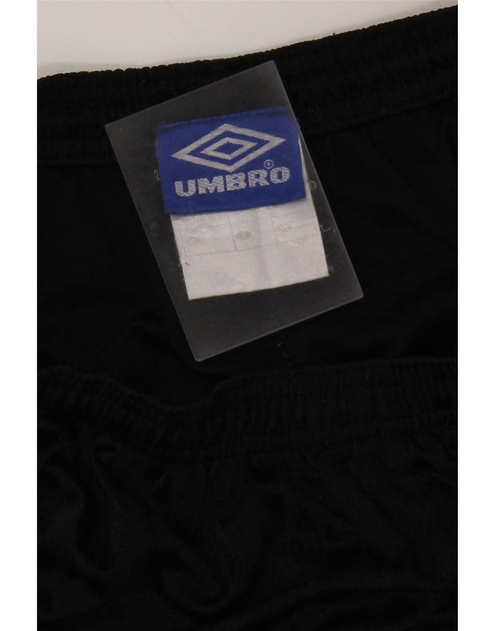 UMBRO Mens Sport Shorts Large  Black Striped