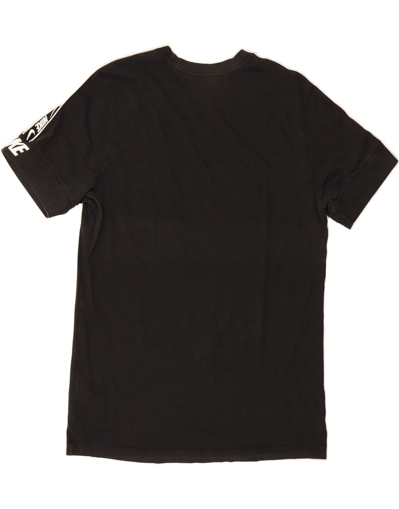 NIKE Mens Standard Fit Graphic T-Shirt Top Medium Black Vintage Nike and Second-Hand Nike from Messina Hembry 