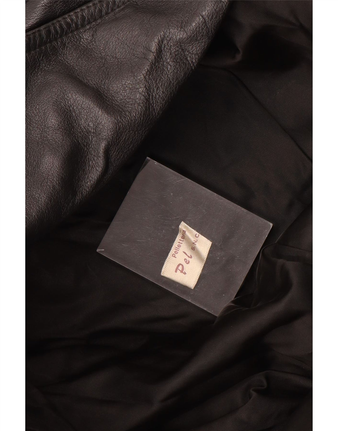 PELLETTERIA Womens Leather Jacket UK 20 2XL Black Leather