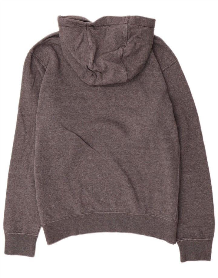 Nike Mens Hoodie Jumper Medium Grey Cotton