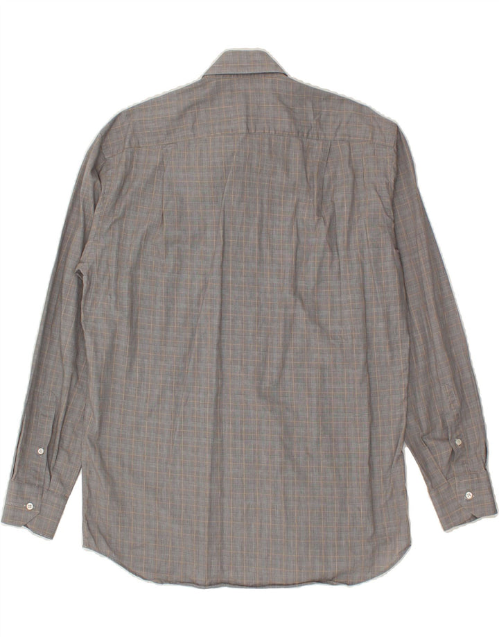 ROCCOBAROCCO Mens Shirt Size 15 3/4 40 Medium Grey Check Vintage Roccobarocco and Second-Hand Roccobarocco from Messina Hembry 
