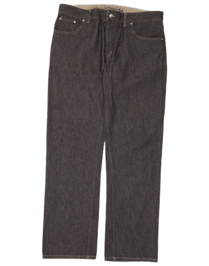 Pit Stop Mens Straight Jeans W34 L32 Grey