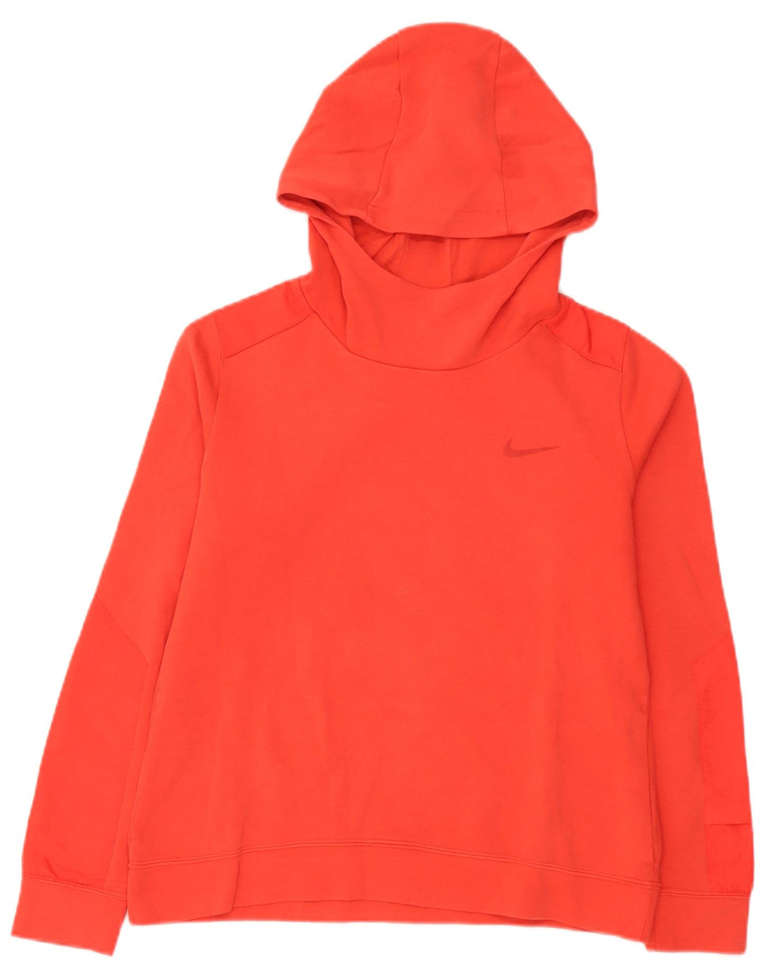 Nike Mens Hoodie Jumper Medium Red Cotton