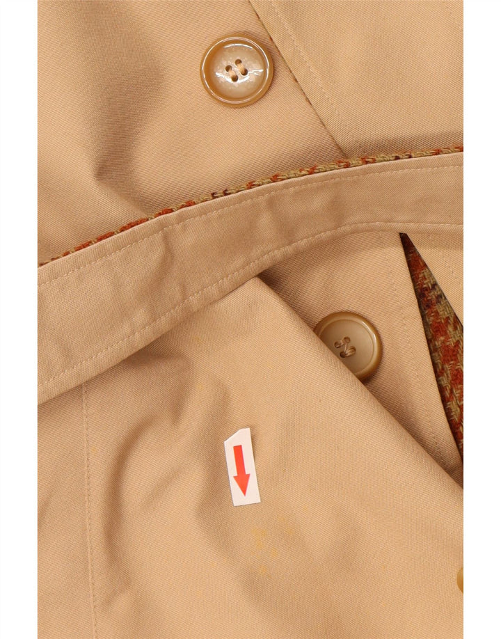 Vintage Womens Overcoat UK 12 Medium Beige