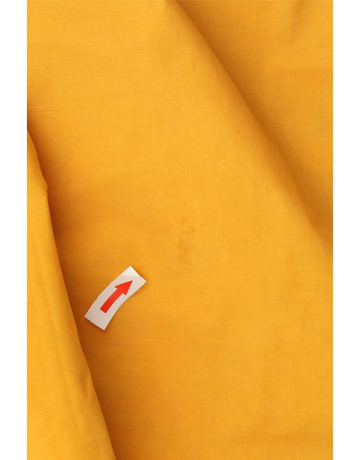 Mito Mens Tracksuit Top Jacket Large Yellow Colourblock Cotton