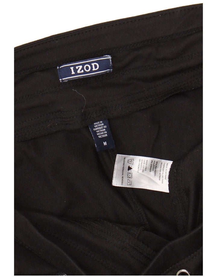 IZOD Womens Tracksuit Trousers UK 14 Medium  Black Polyester