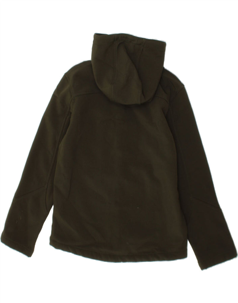 MOUNTAIN WAREHOUSE Boys Zip Hoodie Sweater 9-10 Years Khaki Polyester Vintage Mountain Warehouse and Second-Hand Mountain Warehouse from Messina Hembry 