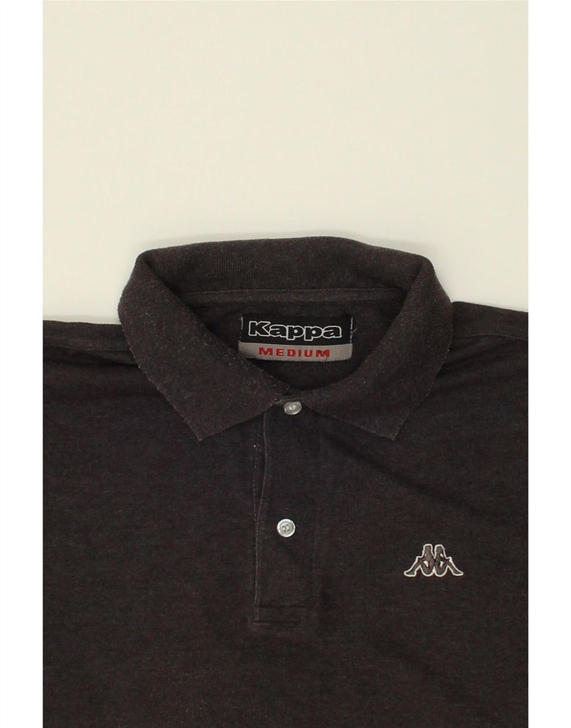 KAPPA Mens Polo Shirt Medium Grey Cotton Vintage Kappa and Second-Hand Kappa from Messina Hembry 