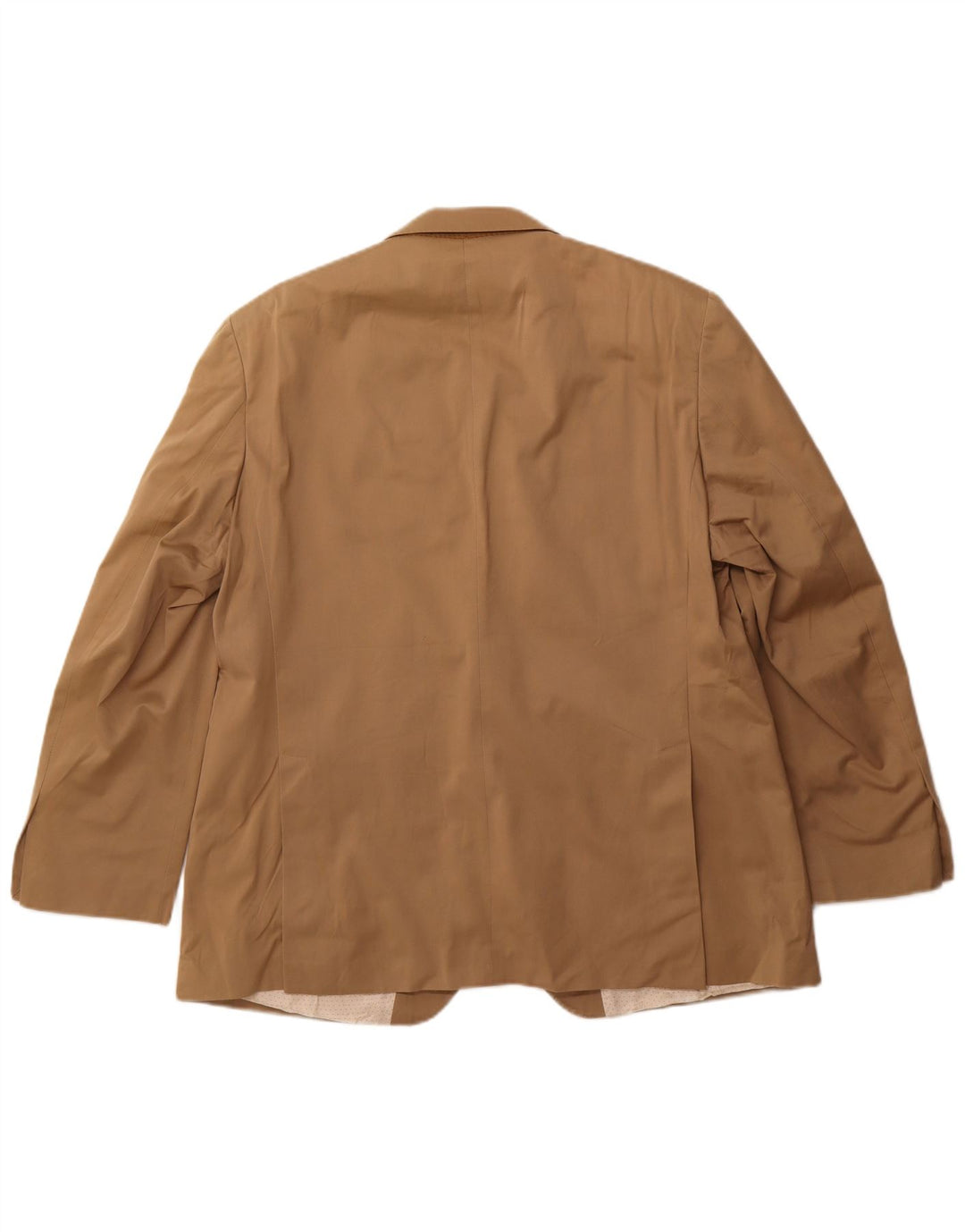 Marks & Spencer Mens 2 Button Loose Fit Blazer Jacket UK 38 Medium Beige