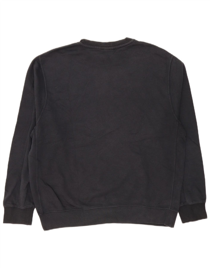 Nike Mens Sweatshirt Jumper Large Black Cotton