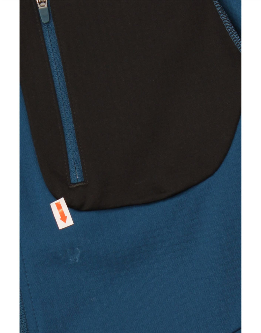 Puma Mens Zip Hoodie Sweater Small Blue Colourblock