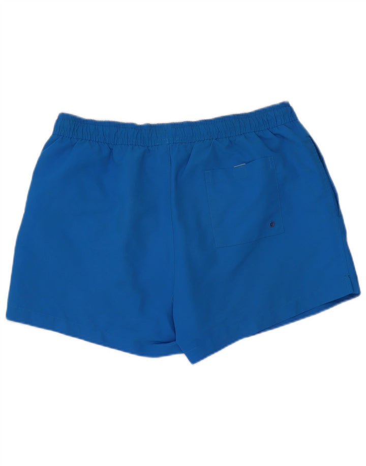 Calvin Klein Mens Graphic Swimming Shorts XL  Blue Polyester