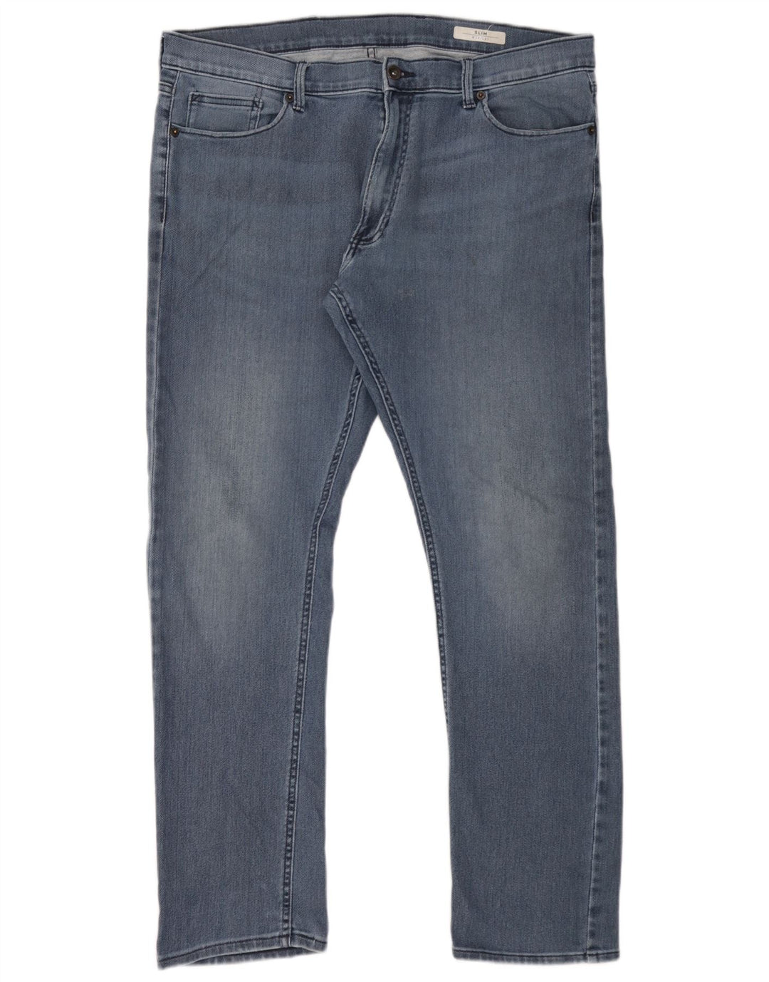 Marks & Spencer Mens Slim Jeans W38 L31 Blue Cotton