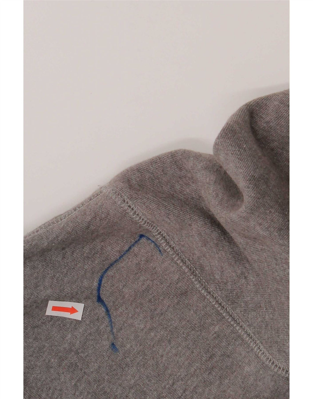 Hackett Mens Zip Hoodie Sweater Medium Grey Cotton