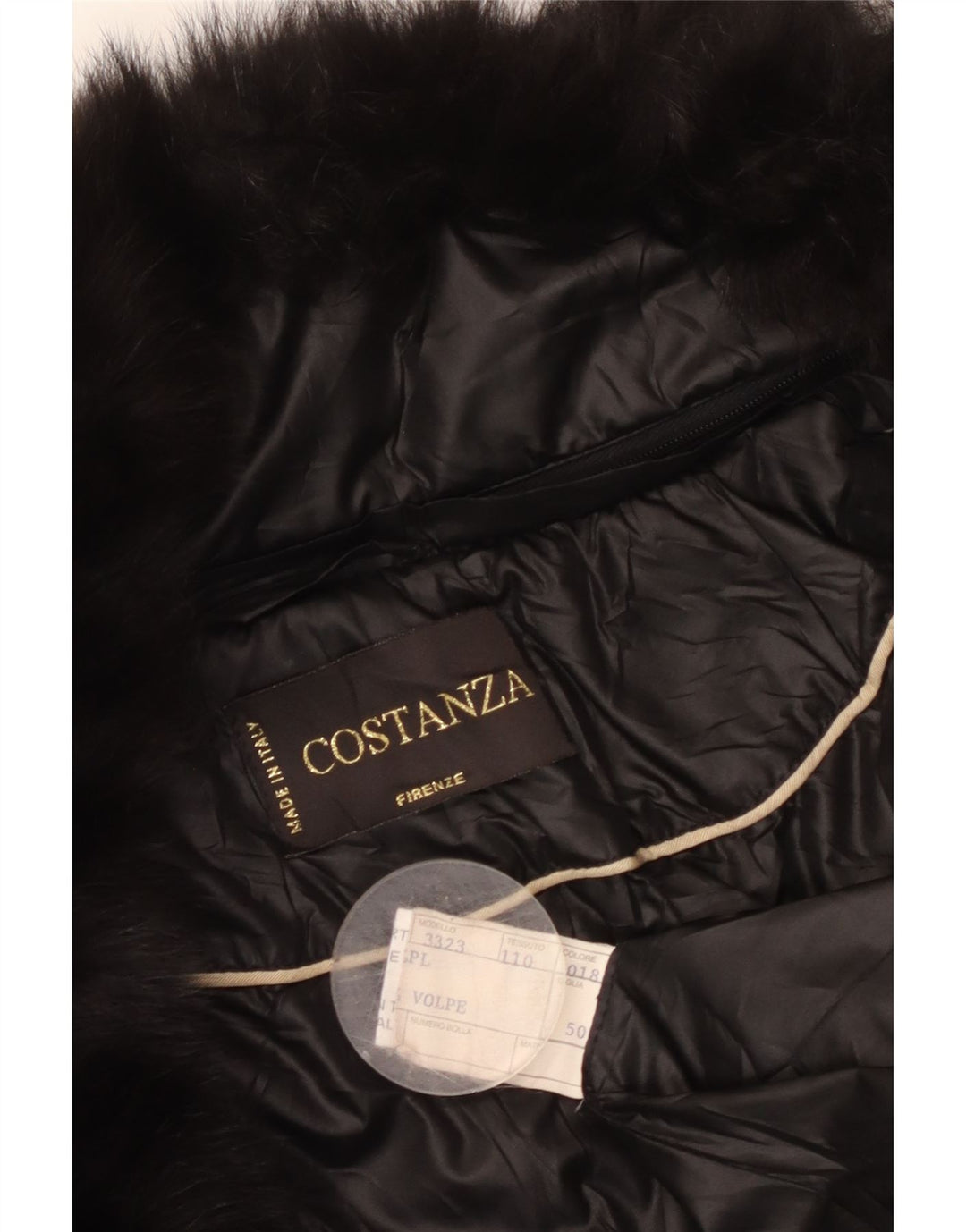 VINTAGE Womens Quilted Jacket IT 50 XL Black Viscose