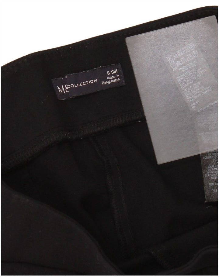 Marks & Spencer Womens Crop Leggings UK 8 Small Black Viscose