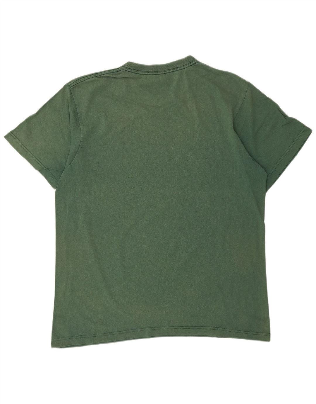 REEBOK Mens Graphic T-Shirt Top Large Green Cotton
