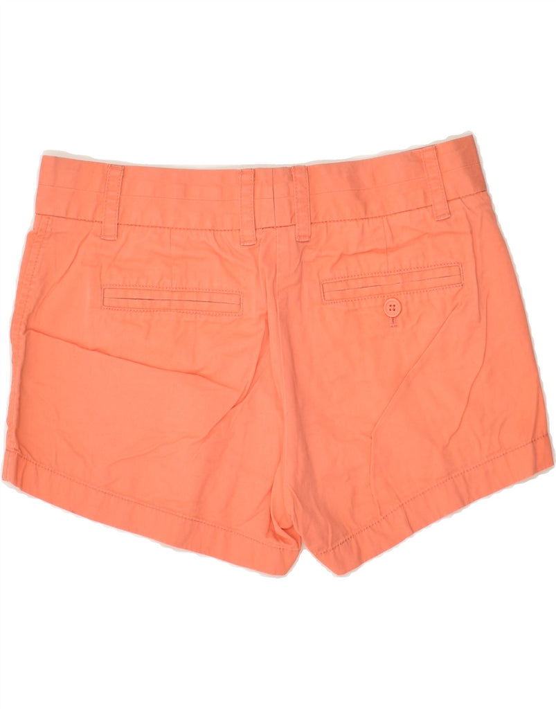 J. CREW Womens Chino Shorts US 2 XS W30 Orange Cotton | Vintage J. Crew | Thrift | Second-Hand J. Crew | Used Clothing | Messina Hembry 