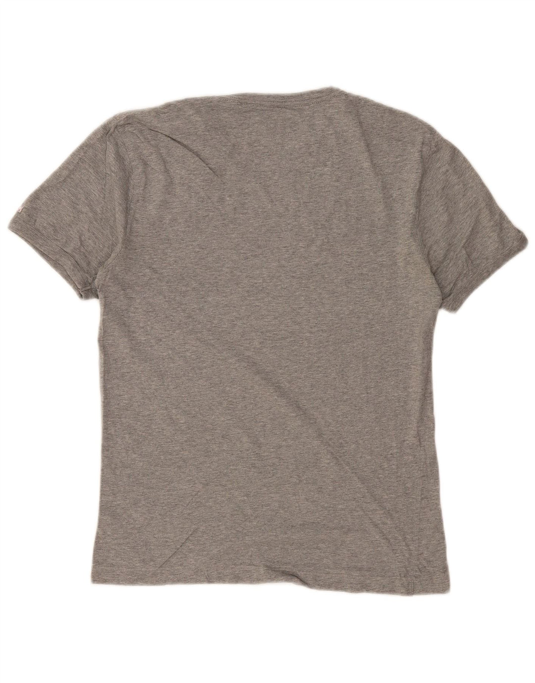 PENGUIN Mens Graphic T-Shirt Top Small Grey Cotton