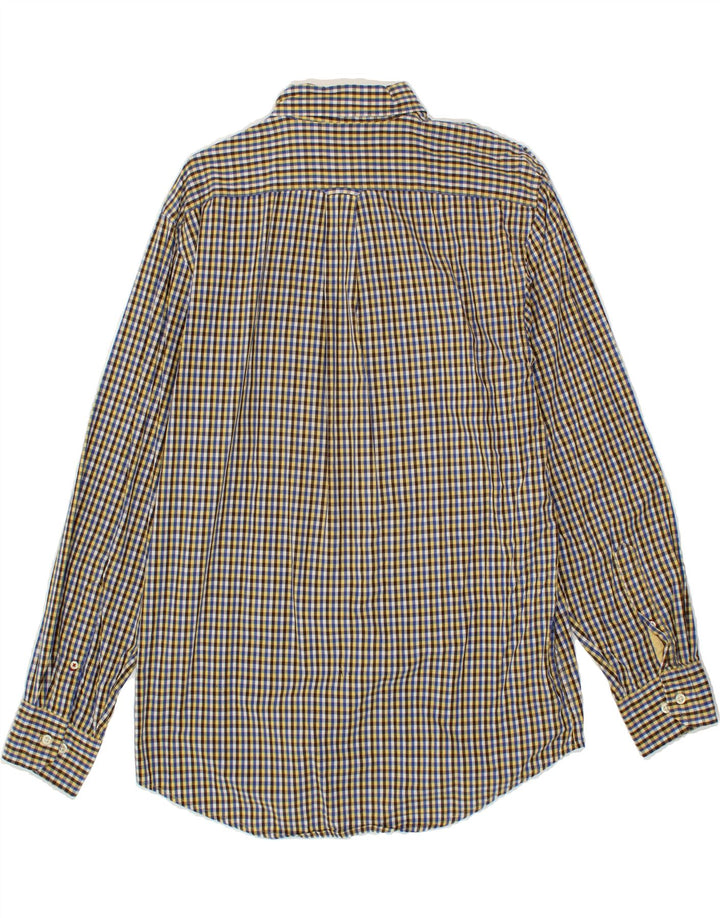 IZOD Mens Shirt Medium Multicoloured Check Cotton Vintage Izod and Second-Hand Izod from Messina Hembry 