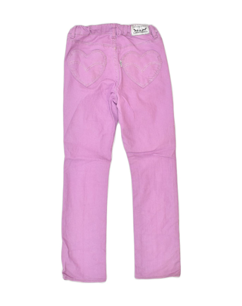 LEVI'S Girls Straight Casual Trousers 5-6 Years W22 L21 Pink Classic | Vintage | Thrift | Second-Hand | Used Clothing | Messina Hembry 