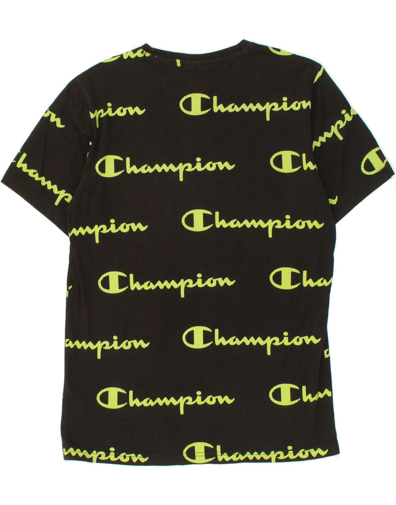 CHAMPION Boys Graphic T-Shirt Top 15-16 Years 2XL Black | Vintage Champion | Thrift | Second-Hand Champion | Used Clothing | Messina Hembry 