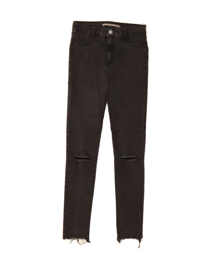 ZARA Womens Distressed Skinny Jeans EU 36 Small W26 L28 Grey Vintage Zara and Second-Hand Zara from Messina Hembry 