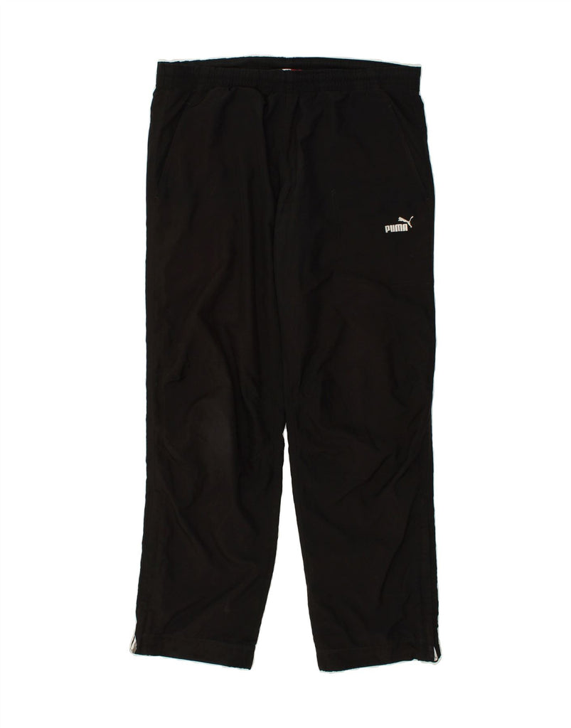 PUMA Mens Tracksuit Trousers Medium Black | Vintage Puma | Thrift | Second-Hand Puma | Used Clothing | Messina Hembry 