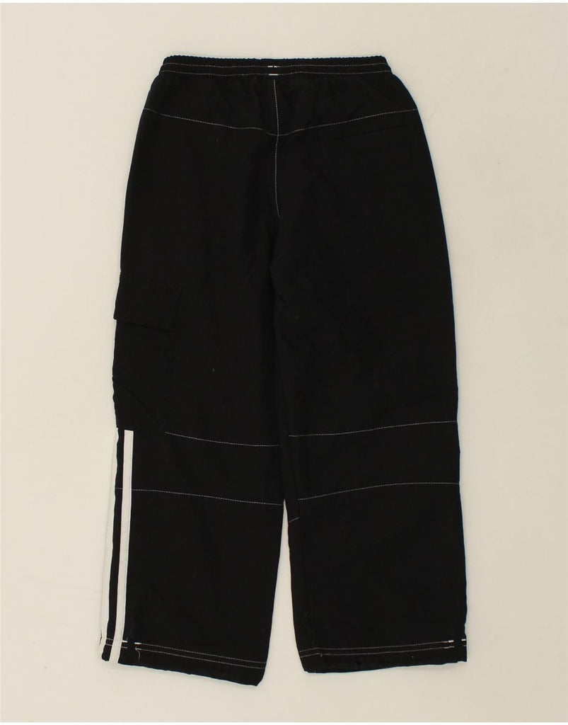 ADIDAS Boys Graphic Cargo Tracksuit Trousers 5-6 Years Black Polyester | Vintage Adidas | Thrift | Second-Hand Adidas | Used Clothing | Messina Hembry 